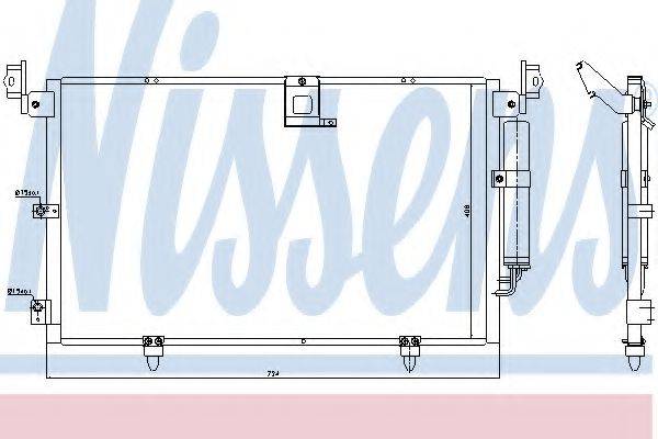 Конденсатор, кондиціонер NISSENS 94789