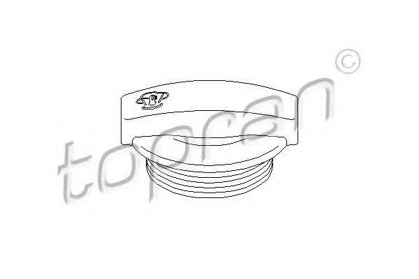 TOPRAN 109345 Кришка, резервуар охолодної рідини