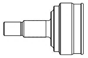 Шарнірний комплект, приводний вал GSP 821038