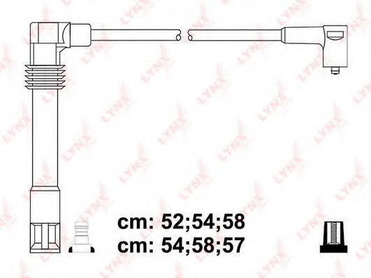 LYNXAUTO SPC8035 Комплект дротів запалення